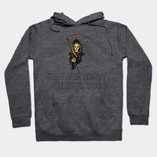 Ghost Skull Halloween Special | May The Ghost Be With You Vintage Classic Hoodie